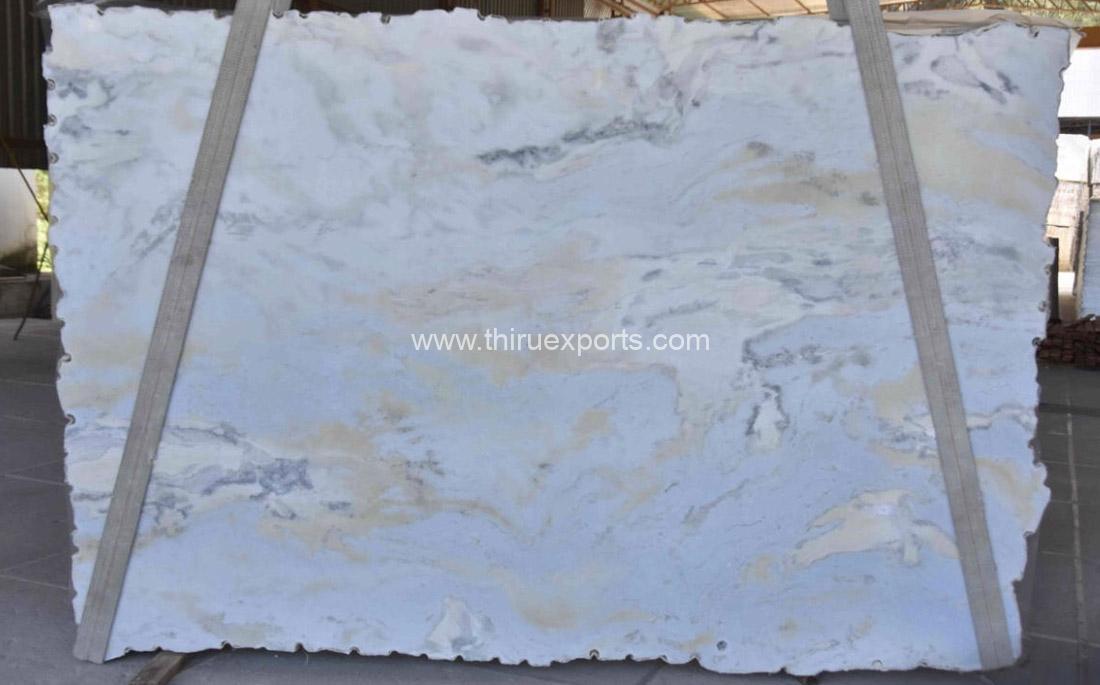 Sky Blue Marble Slabs Brazilian
