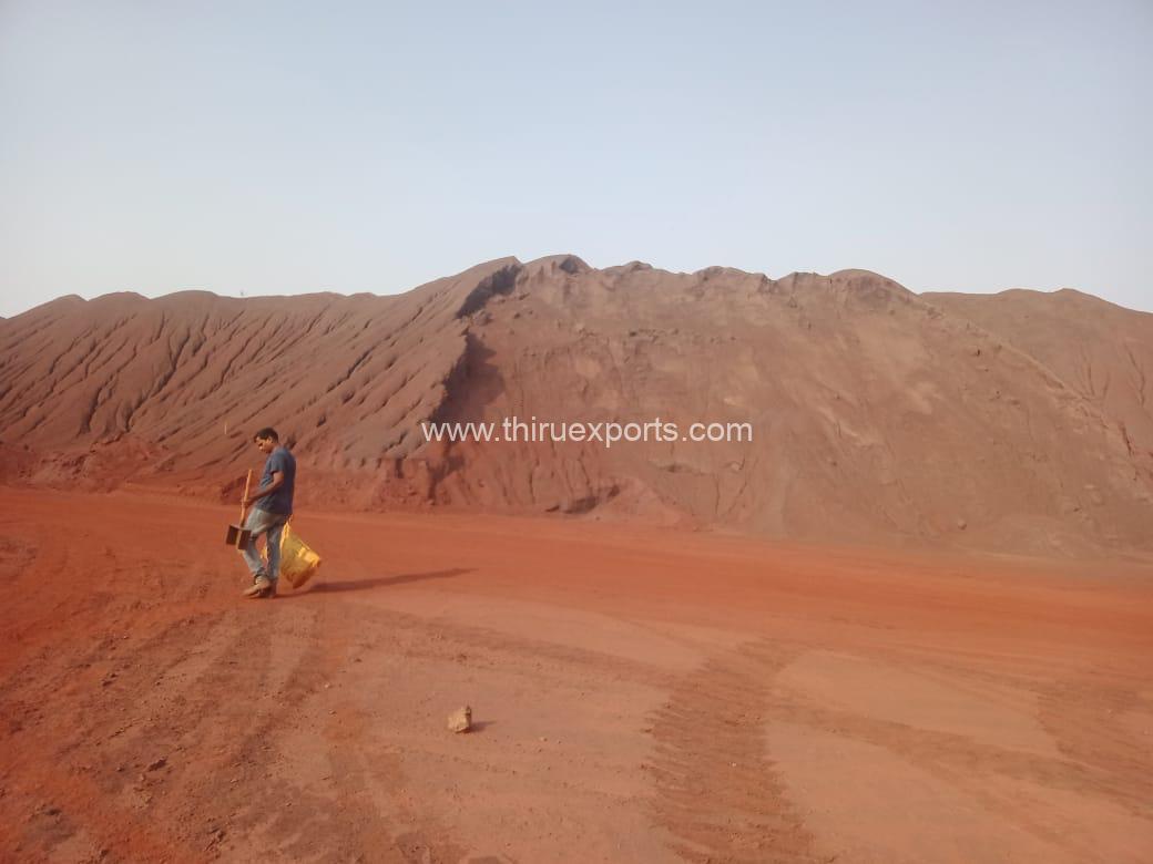 Iron Ore Mines Stock Yard
